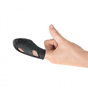 PRETTY LOVE - Powerful Finger Vibrator Sleeve III (Black)